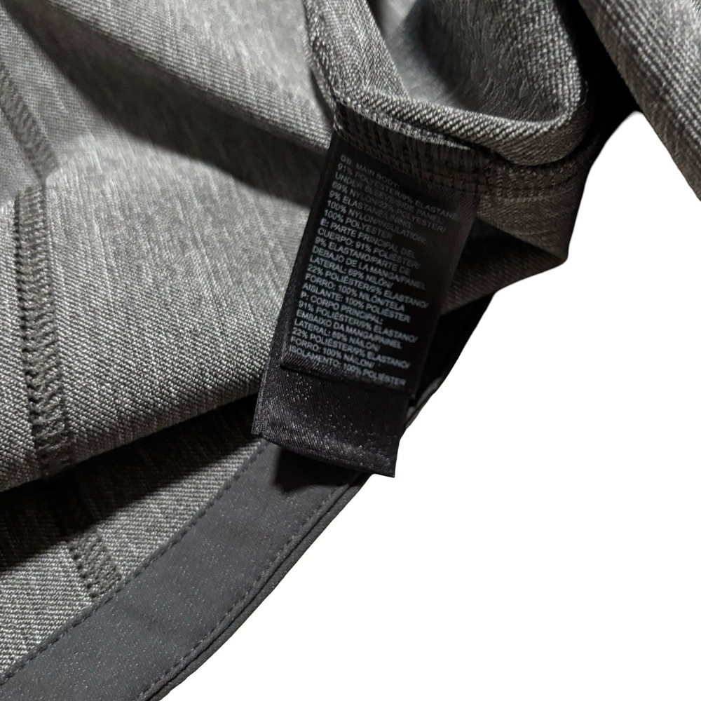 The North Face Pseudio Jacket Women's Large Gray Hooded Insulated Quilted 20x28 - Picture 6 of 6